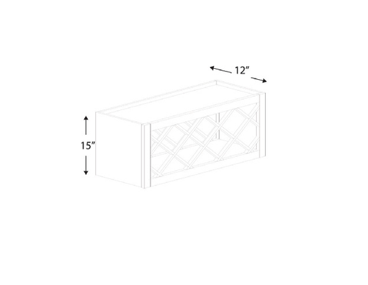 Blue Valley Cabinets 30" Wine Rack (ESS-WRC3015)