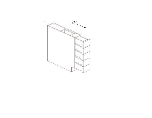 Blue Valley Cabinets 6" Spice Drawer Base Cabinet (WHS-BWRC6)