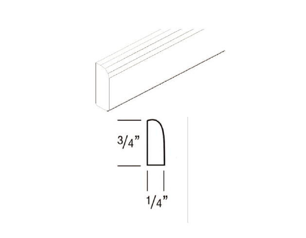 Blue Valley Cabinets 96" Scribe Molding (DW-SM8)