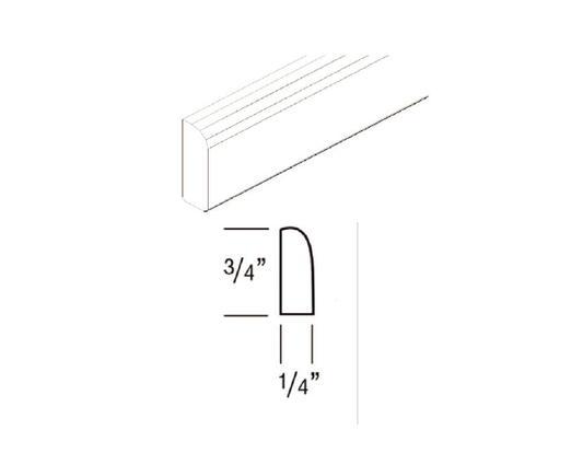 Blue Valley Cabinets 96" Scribe Molding (MS-SM8)