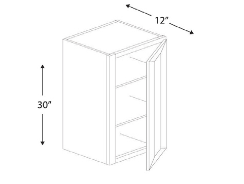 Blue Valley Cabinets W0930 Replacemant Door Only (ESS-W0930-DOOR)