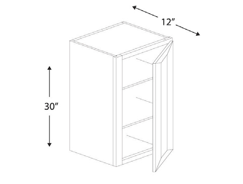 Blue Valley Cabinets W0930 Replacemant Door Only (GRS-W0930-DOOR)