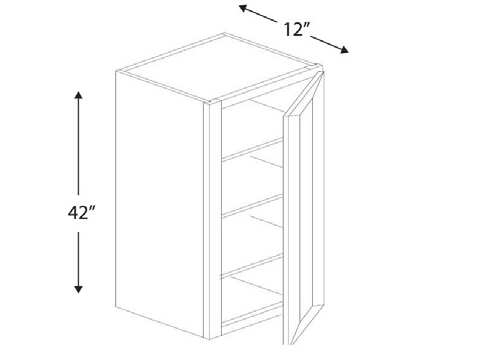 Blue Valley Cabinets W0942 Replacemant Door Only (ESS-W0942-DOOR)