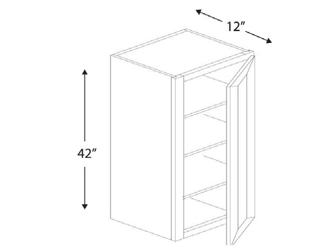 Blue Valley Cabinets W0942 Replacemant Door Only (SG-W0942-DOOR)