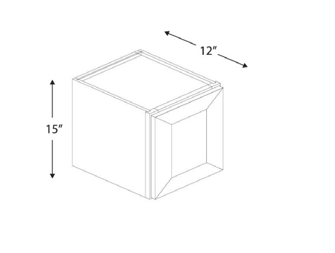 Blue Valley Cabinets W1515 Replacemant Door Only (ESS-W1515-DOOR)