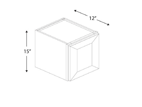 Blue Valley Cabinets W1515 Replacemant Door Only (MS-W1515-DOOR)