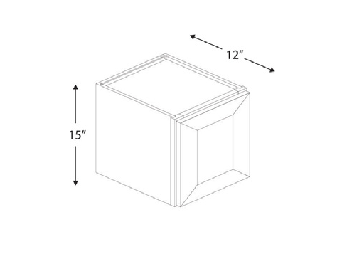 Blue Valley Cabinets W1515 Replacemant Door Only (SG-W1515-DOOR)