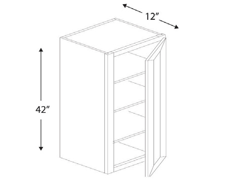 Blue Valley Cabinets W2142 Replacemant Door Only (SG-W2142-DOOR)