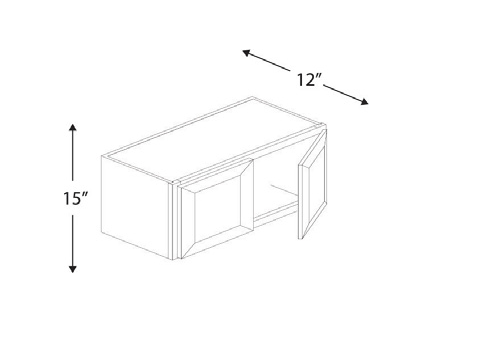 Blue Valley Cabinets W2415 Replacemant Door Only (ESS-W2415-DOOR)