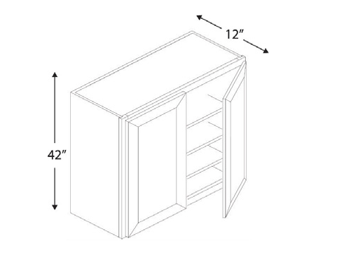 Blue Valley Cabinets W2442 Replacemant Door Only (ESS-W2442-DOOR)