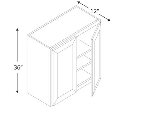 Blue Valley Cabinets W2736 Replacemant Door Only (WHS-W2736-DOOR)