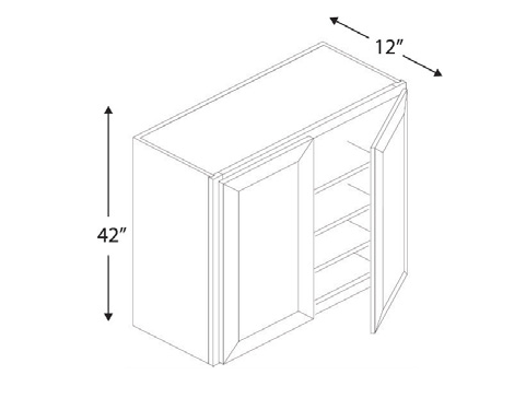 Blue Valley Cabinets W2742 Replacemant Door Only (SG-W2742-DOOR)