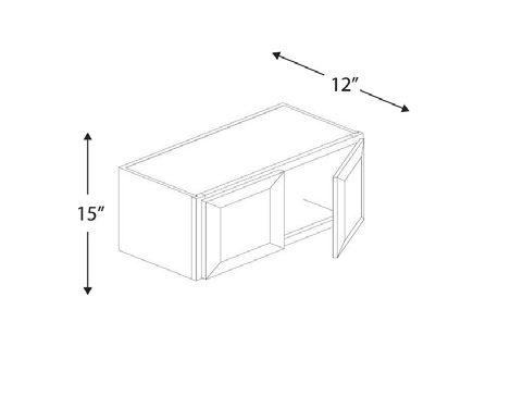 Blue Valley Cabinets W3015 Replacemant Door Only (SG-W3015-DOOR)