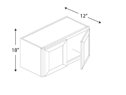 Blue Valley Cabinets W3018 Replacemant Door Only (ESS-W3018-DOOR)