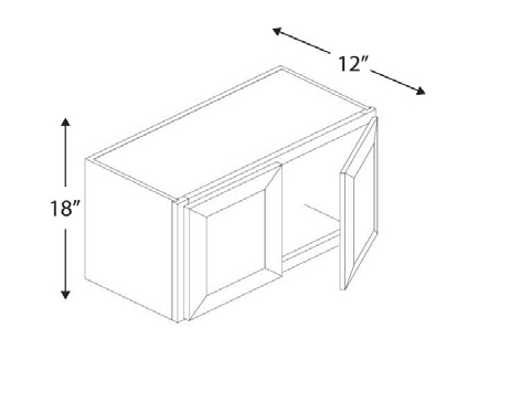 Blue Valley Cabinets W3018 Replacemant Door Only (WHS-W3018-DOOR)