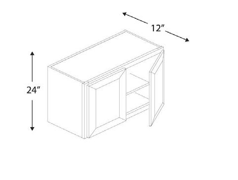 Blue Valley Cabinets W3024 Replacemant Door Only (SG-W3024-DOOR)