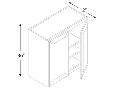 Blue Valley Cabinets W3036 Replacemant Door Only (MS-W3036-DOOR)