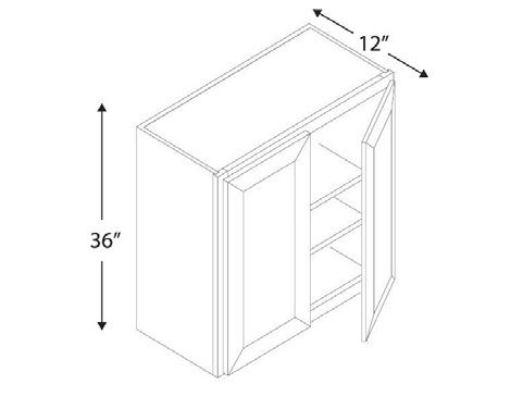 Blue Valley Cabinets W3036 Replacemant Door Only (SG-W3036-DOOR)