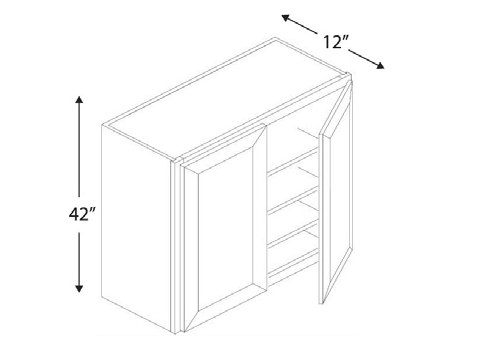 Blue Valley Cabinets W3042 Replacemant Door Only (MS-W3042-DOOR)