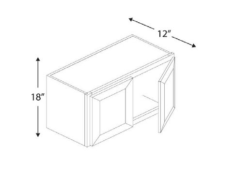 Blue Valley Cabinets W3318 Replacemant Door Only (MS-W3318-DOOR)