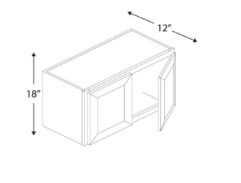 Blue Valley Cabinets W3318 Replacemant Door Only (WHS-W3318-DOOR)