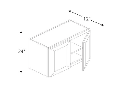 Blue Valley Cabinets W3324 Replacemant Door Only (SG-W3324-DOOR)