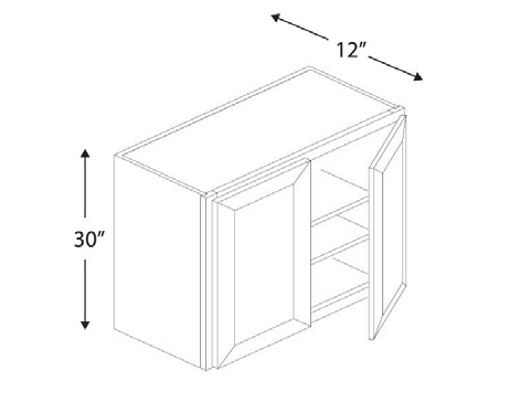 Blue Valley Cabinets W3330 Replacemant Door Only (SG-W3330-DOOR)