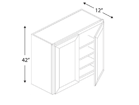 Blue Valley Cabinets W3342 Replacemant Door Only (WHS-W3342-DOOR)