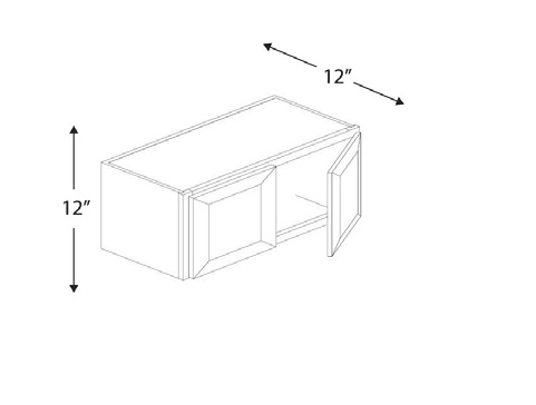 Blue Valley Cabinets W3612 Replacemant Door Only (SG-W3612-DOOR)