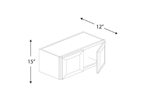 Blue Valley Cabinets W3615 Replacemant Door Only (MS-W3615-DOOR)