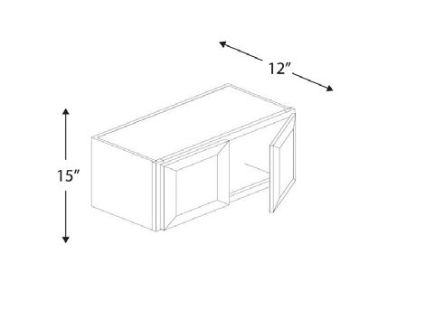 Blue Valley Cabinets W3615 Replacemant Door Only (SG-W3615-DOOR)