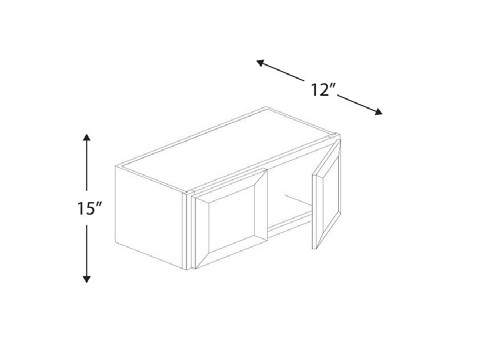 Blue Valley Cabinets W3615 Replacemant Door Only (WHS-W3615-DOOR)