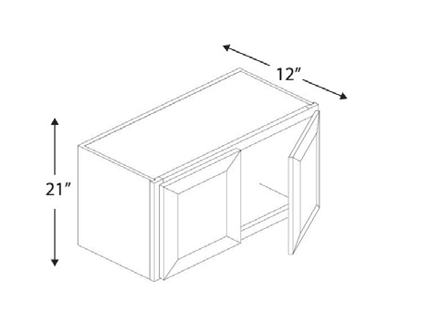 Blue Valley Cabinets W3621 Replacemant Door Only (MS-W3621-DOOR)