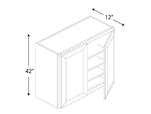 Blue Valley Cabinets W3642 Replacemant Door Only (SG-W3642-DOOR)