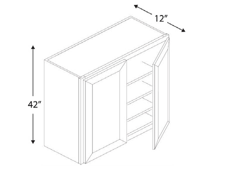 Blue Valley Cabinets W3642 Replacemant Door Only (WHS-W3642-DOOR)