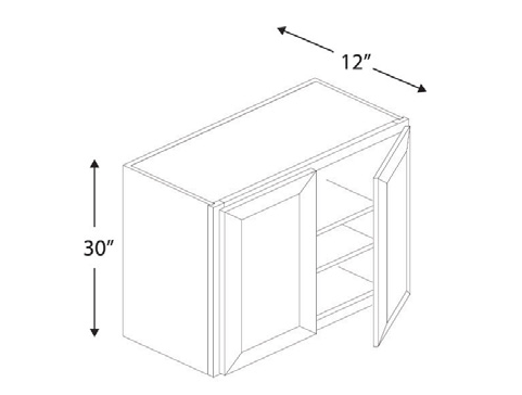 Blue Valley Cabinets W4230 Replacemant Door Only (MS-W4230-DOOR)