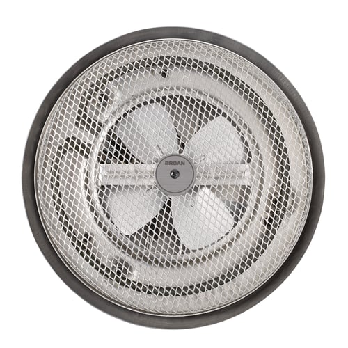 Broan 157 Low-Profile 1250W, 120VAC Stainless Steel Fan-Forced Ceiling Heater