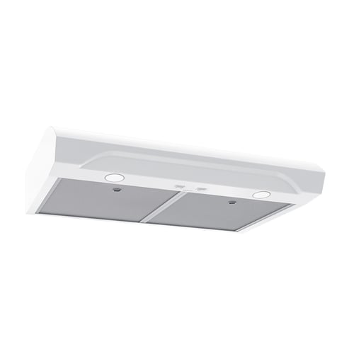 Broan ALT1303WW 30" 350 Max Blower CFM 1.5 Sones White Under-Cabinet Range Hood