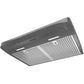 Broan ALT236BLS 36" 375 Max Blower CFM Black Stainless Steel Convertible Under-Cabinet Range Hood