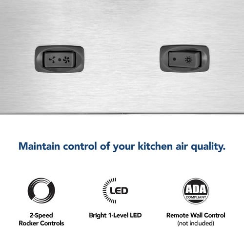 Broan BBN1303SS 30" 300 Max Blower CFM Stainless Steel Built-In Power Pack Insert