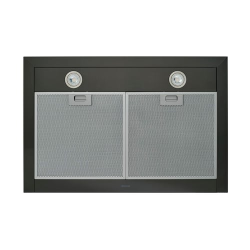 Broan BWS1304BLS 30" 450 CFM Black Stainless Steel Convertible Wall-Mount Low Profile Pyramidal Chimney Hood