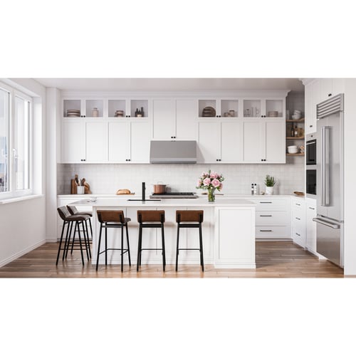 Broan E6030SS 30" Heat Sentry Stainless Steel Convertible Canopy Wall-Mount Range Hood