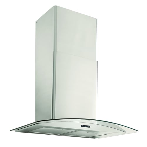 Broan EW4636SS 36" 460 Max Blower CFM Stainless Steel Convertible Curved Glass Chimney Range Hood