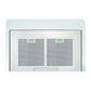 Broan EW4636SS 36" 460 Max Blower CFM Stainless Steel Convertible Curved Glass Chimney Range Hood
