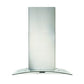 Broan EW4636SS 36" 460 Max Blower CFM Stainless Steel Convertible Curved Glass Chimney Range Hood