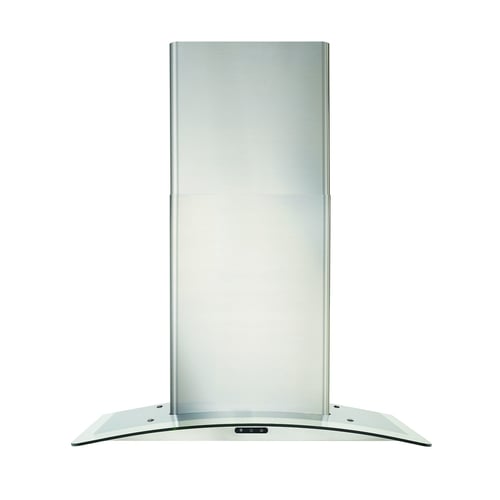 Broan EW4636SS 36" 460 Max Blower CFM Stainless Steel Convertible Curved Glass Chimney Range Hood