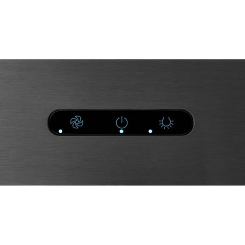 Broan EW4830BLS 30" 460 MAX Blower CFM Black Stainless Steel Pyramidal Chimney Range Hood
