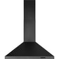 Broan EW4830BLS 30" 460 MAX Blower CFM Black Stainless Steel Pyramidal Chimney Range Hood