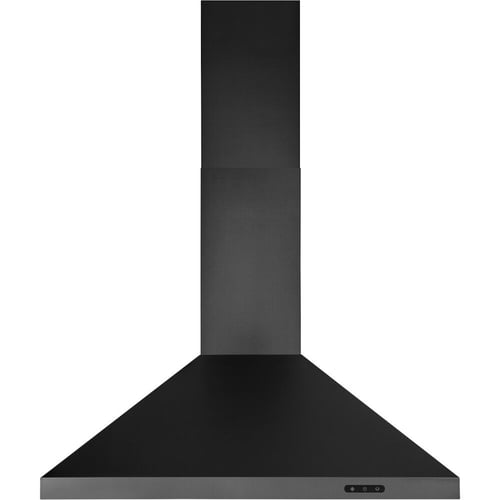 Broan EW4830BLS 30" 460 MAX Blower CFM Black Stainless Steel Pyramidal Chimney Range Hood