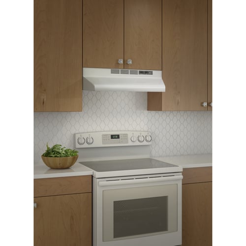 Broan F402411 24" 230 Max Blower CFM White Convertible Under-Cabinet Range Hood